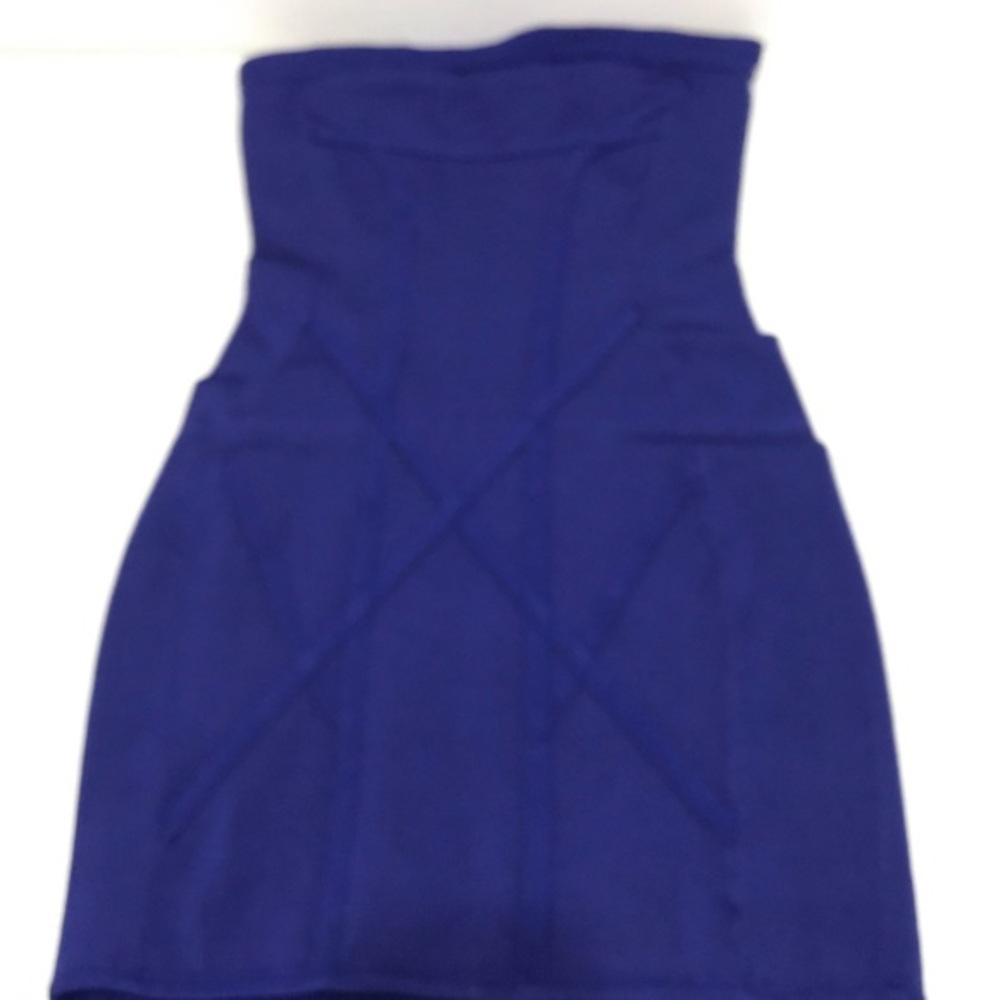 Guess by Marciano Blue Strapless Dress Size S